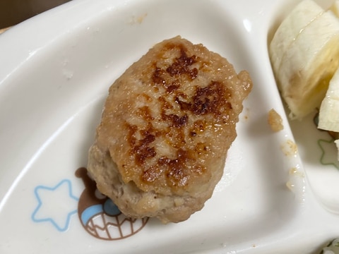 ★離乳食後期〜★お豆腐入りやわらかハンバーグ